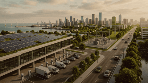 Illustration för Regulatorisk rådgivning kring energiskatter och elektrifiering