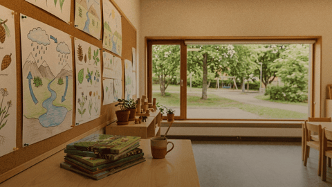 Illustration för Utveckling av läroplaner för hållbar utveckling i grundskolan