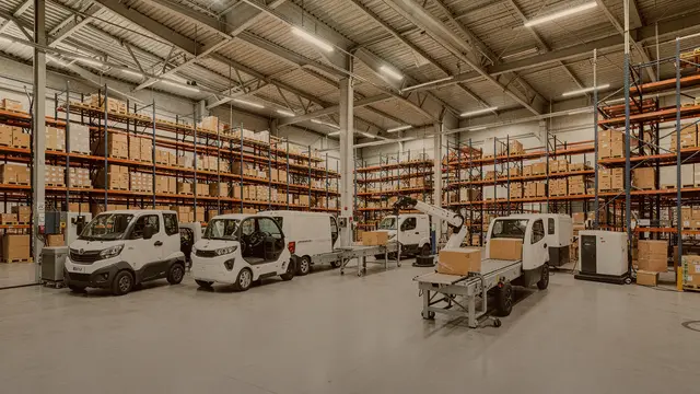 Illustration för Elektrifiering och autonomi inom logistik